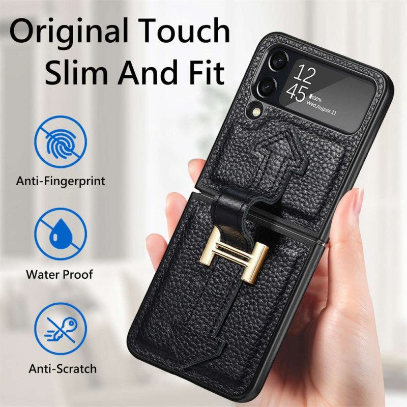 Case Samsung Galaxy Z Flip 4 Kotelot Flip Nahka Ja Korut