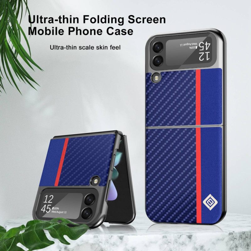 Kuori Samsung Galaxy Z Flip 4 Kotelot Flip Carbon Fiber Lc.imeeke