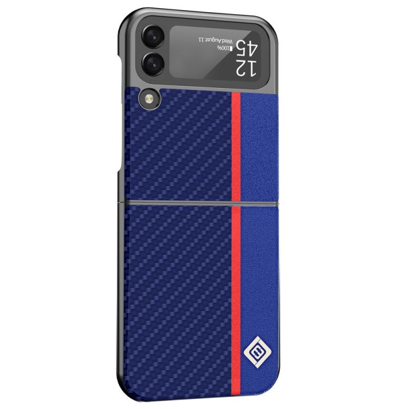 Kuori Samsung Galaxy Z Flip 4 Kotelot Flip Carbon Fiber Lc.imeeke