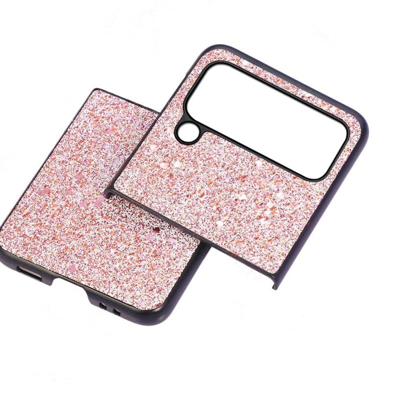 Kuori Samsung Galaxy Z Flip 4 Kotelot Flip Glitter Skin