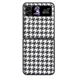 Kuori Samsung Galaxy Z Flip 4 Kotelot Flip Houndstooth