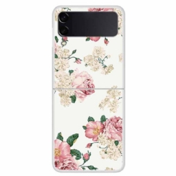 Kuori Samsung Galaxy Z Flip 4 Kotelot Flip Liberty Flowers