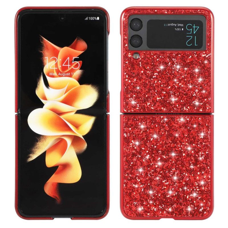 Kuori Samsung Galaxy Z Flip 4 Kotelot Flip Premium Glitter