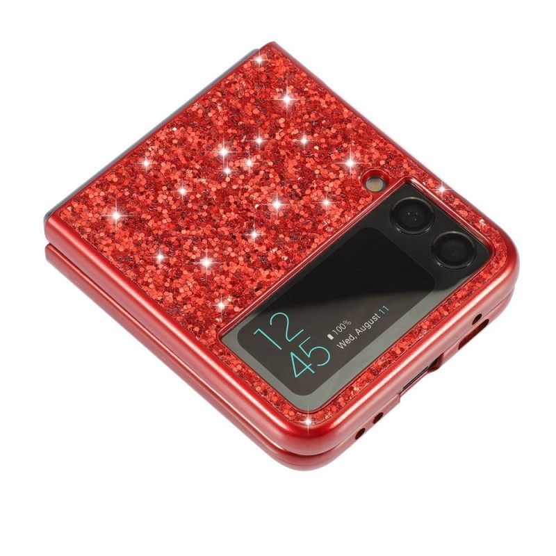 Kuori Samsung Galaxy Z Flip 4 Kotelot Flip Premium Glitter