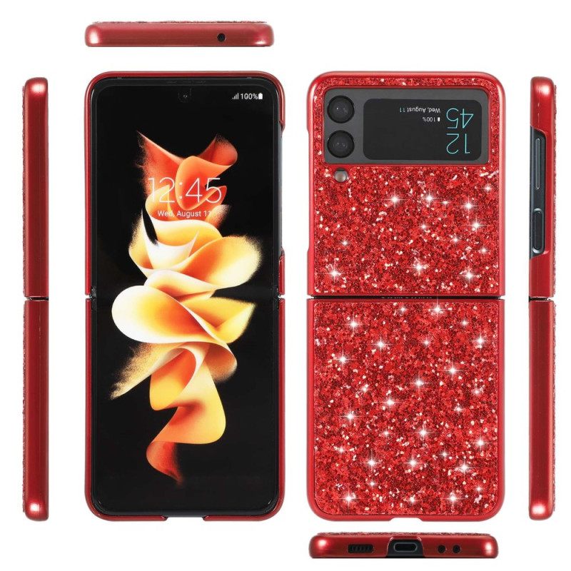 Kuori Samsung Galaxy Z Flip 4 Kotelot Flip Premium Glitter