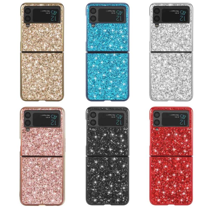 Kuori Samsung Galaxy Z Flip 4 Kotelot Flip Premium Glitter