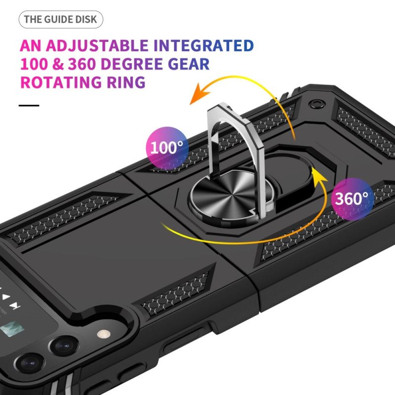 Kuori Samsung Galaxy Z Flip 4 Kotelot Flip Premium Ring