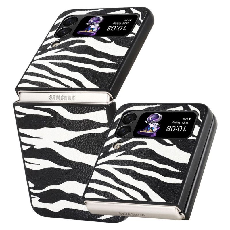 Kuori Samsung Galaxy Z Flip 4 Kotelot Flip Zebra