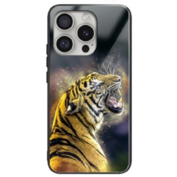 Case iPhone 16 Pro Max Puhelinkuoret Roaring Tiger Tempered Glass