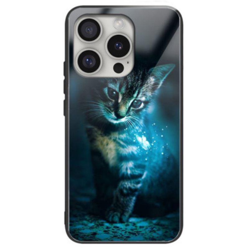 Kuori iPhone 16 Pro Max Karkaistu Lasi Cat