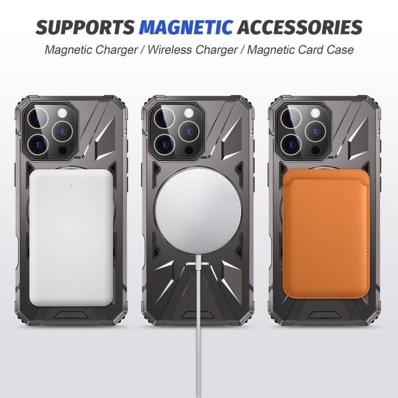 Kuori iPhone 16 Pro Max Magsafe- Ja Ring Holder -yhteensopiva