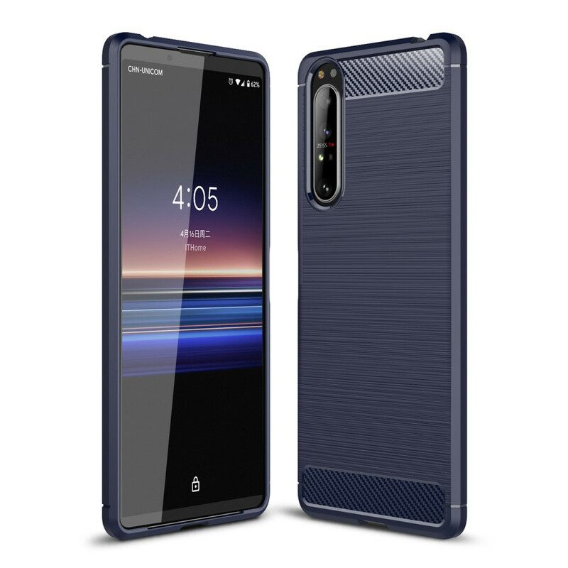 Case Sony Xperia 1 II Harjattu Hiilikuitu