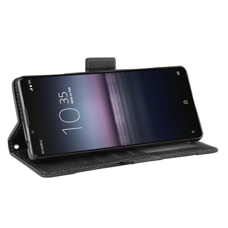 Flip Case Sony Xperia 1 II First Class Multi-card