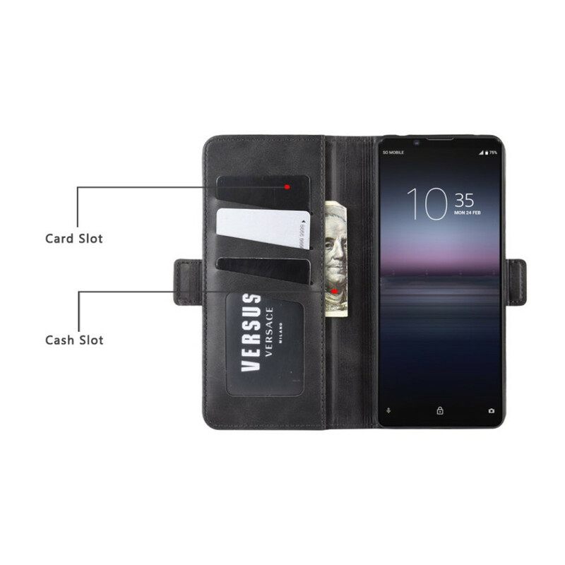 Kotelot Sony Xperia 1 II Double Flap