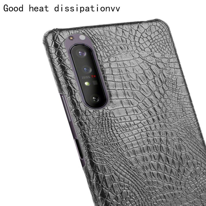 Kuori Sony Xperia 1 II Crocodile Skin Effect