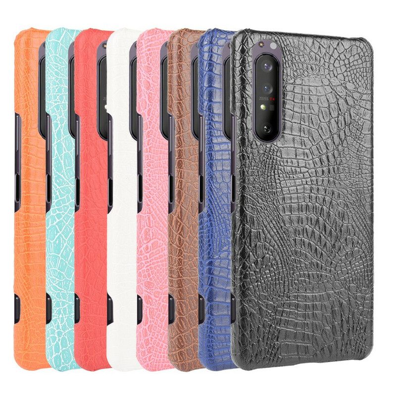 Kuori Sony Xperia 1 II Crocodile Skin Effect