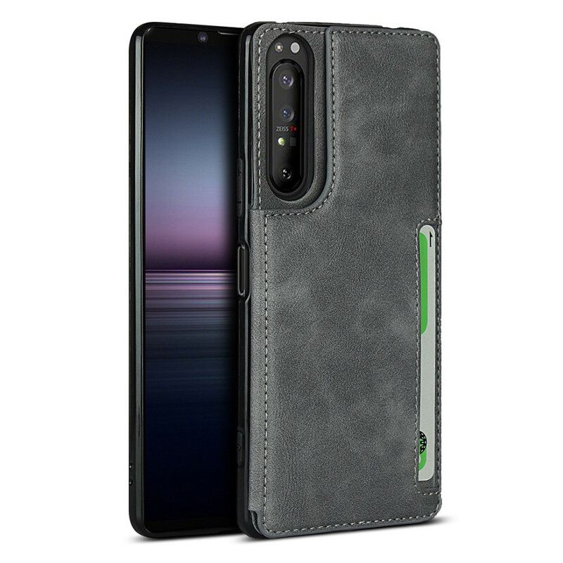 Kuori Sony Xperia 1 II Korttitelineen Jalusta Ja Kaulanauha