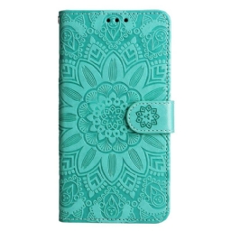 Flip Case Honor 90 Lite Suojaketju Kuori Mandala Hihnalla