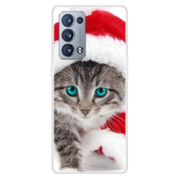 Case Oppo Reno 6 Pro 5G Kitten Christmas