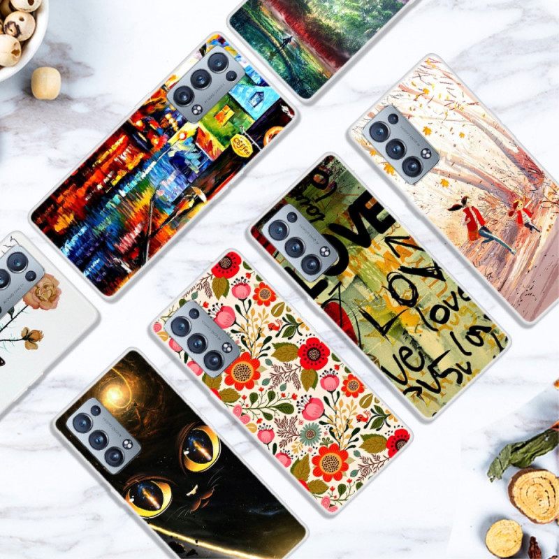 Case Oppo Reno 6 Pro 5G Kitten Christmas