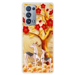 Kuori Oppo Reno 6 Pro 5G Deer Pattern