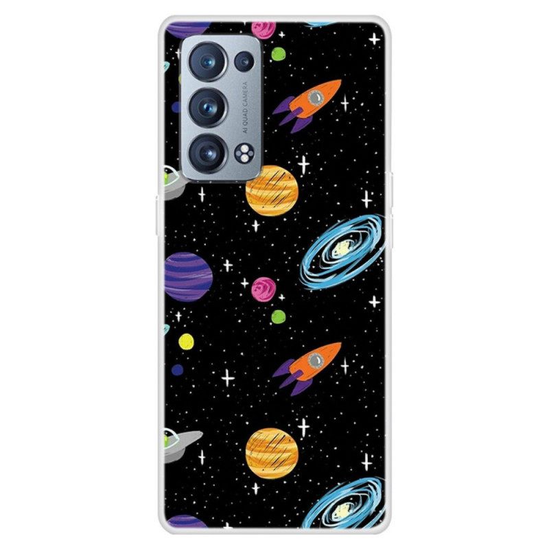 Kuori Oppo Reno 6 Pro 5G Planet Galaxy