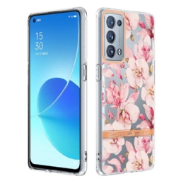 Kuori Oppo Reno 6 Pro 5G Saumaton Kukkakuvio