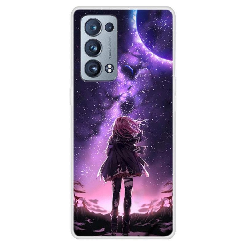 Kuori Oppo Reno 6 Pro 5G Violet Moon