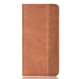 Puhelinkuoret Xiaomi Redmi Note 10 5G Kotelot Flip Tyylitelty Vintage-nahkaefekti