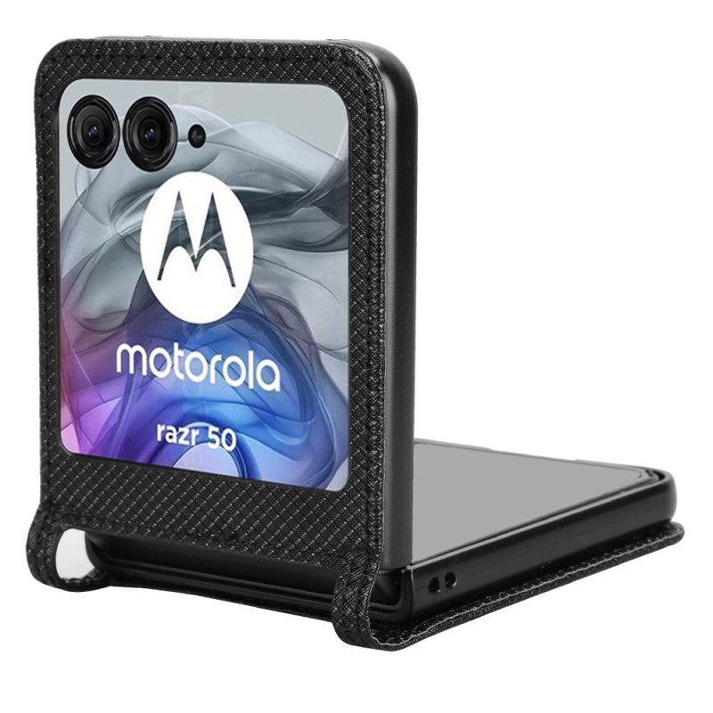 Kuori Motorola Razr 50 Bi-tekstuurikorttipidike