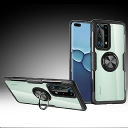 Case Huawei P40 Pro Läpinäkyvä Premium Metallirengas