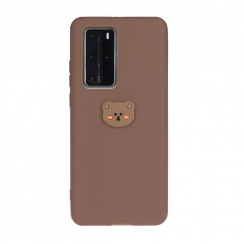 Case Huawei P40 Pro Rakastan Sinua Karhuni