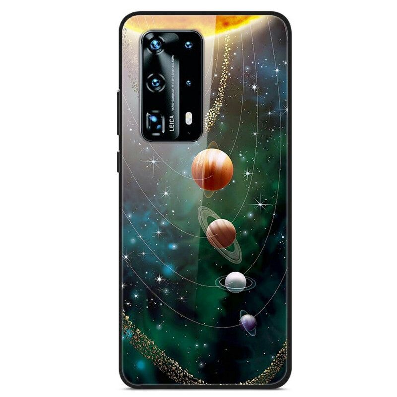 Case Huawei P40 Pro Tempered Glass Planet Solar System