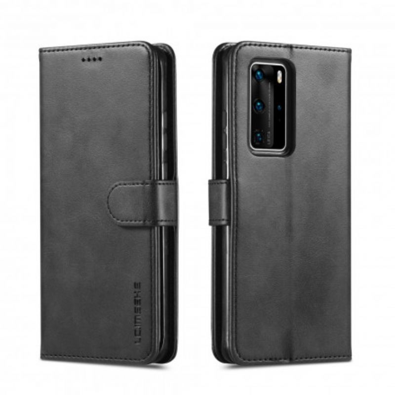 Flip Case Huawei P40 Pro Lc.imeeke Nahkaefekti