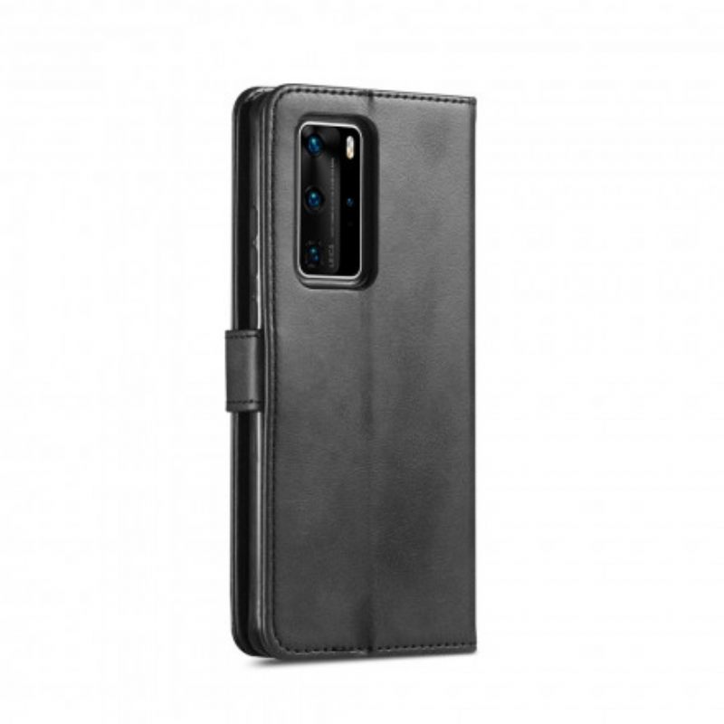 Flip Case Huawei P40 Pro Lc.imeeke Nahkaefekti