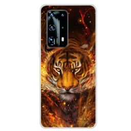 Kuori Huawei P40 Pro Fire Tiger