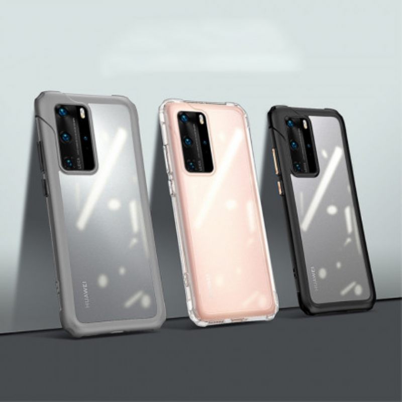 Kuori Huawei P40 Pro Läpinäkyvä Matte Leeu Design