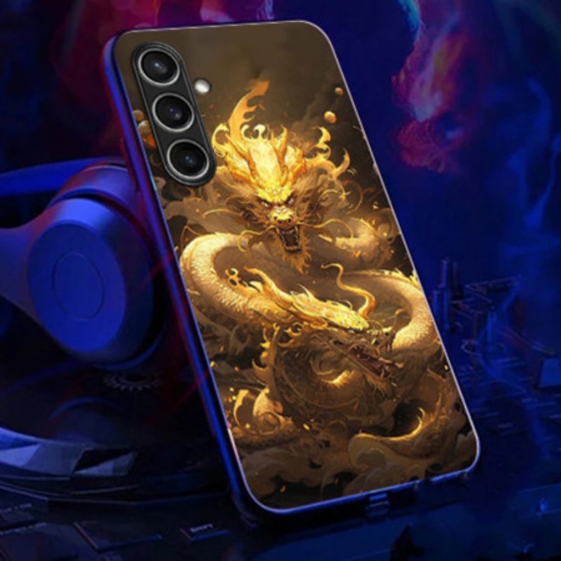 Puhelinkuoret Samsung Galaxy A16 5g Soita Flash-sarja Golden Dragon