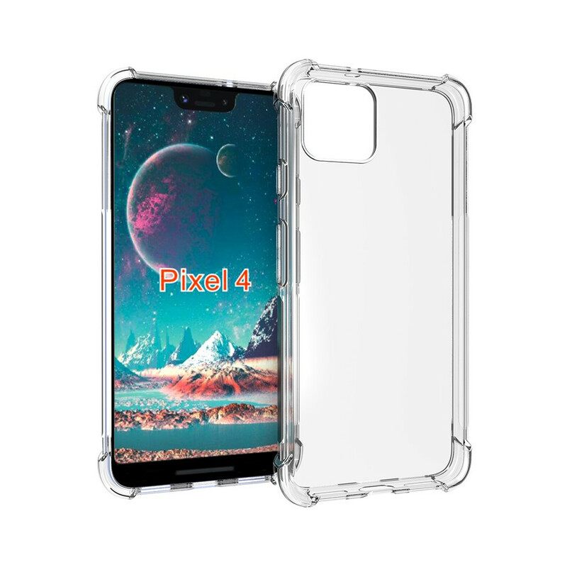 Kuori Google Pixel 4 Läpinäkyvät Vahvistetut Kulmat