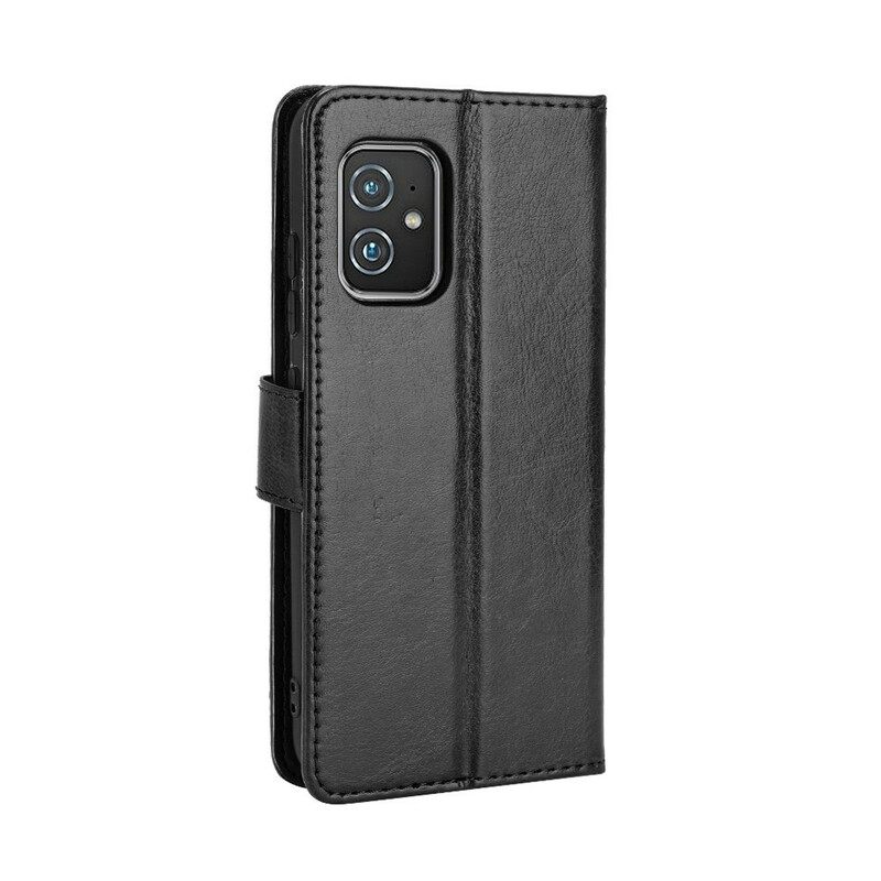 Flip Case Asus Zenfone 8 Keinonahka Näyttävä