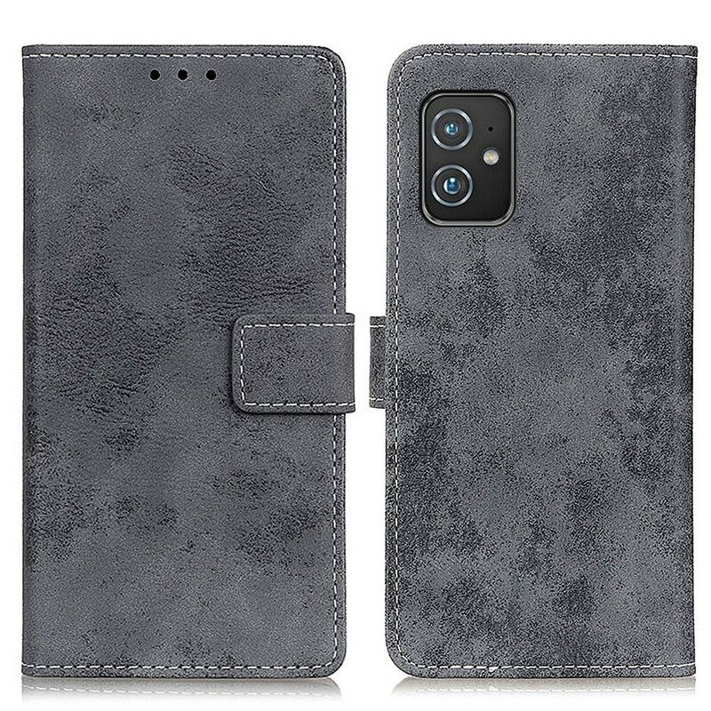 Kotelot Asus Zenfone 8 Faux Leather Vintage