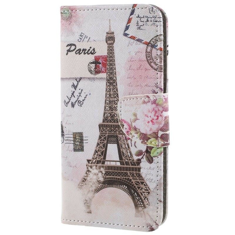 Flip Case Samsung Galaxy S9 Plus Retro Eiffel-torni