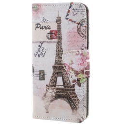 Flip Case Samsung Galaxy S9 Plus Retro Eiffel-torni