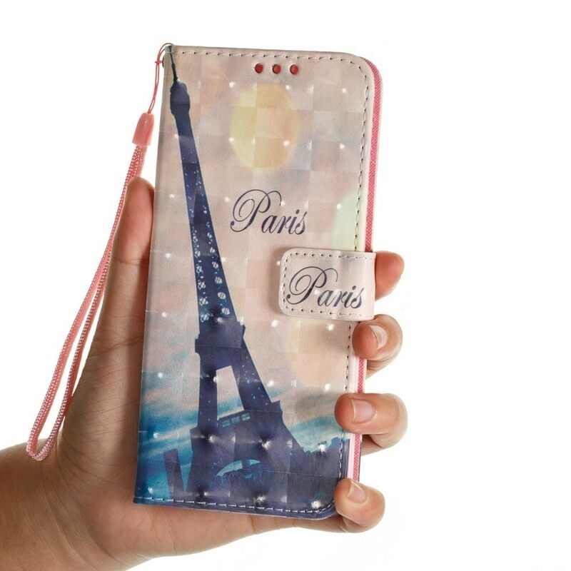 Kotelot Samsung Galaxy S9 Plus Eiffel-torni Hämärässä