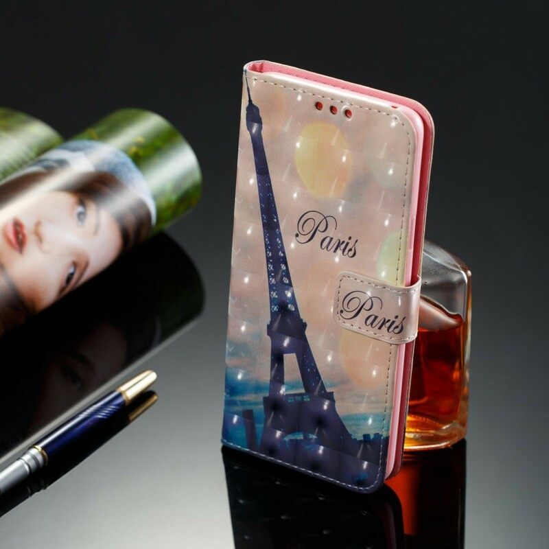 Kotelot Samsung Galaxy S9 Plus Eiffel-torni Hämärässä