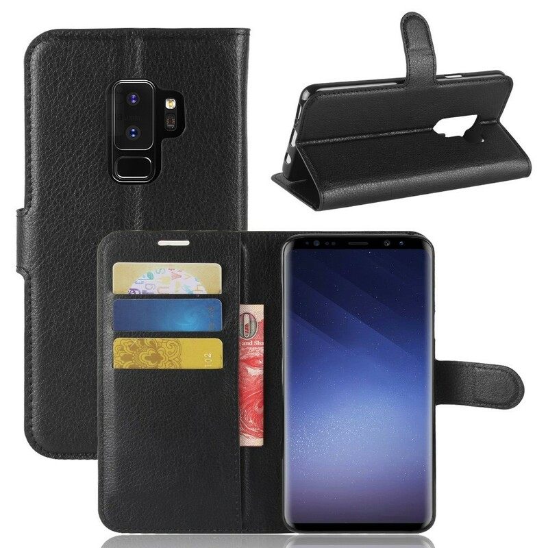 Kotelot Samsung Galaxy S9 Plus Faux Leather Retro