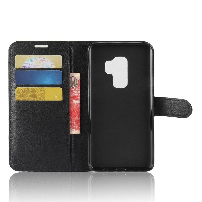 Kotelot Samsung Galaxy S9 Plus Faux Leather Retro