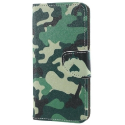 Nahkakotelo Samsung Galaxy S9 Plus Military Camouflage