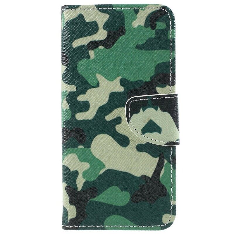 Nahkakotelo Samsung Galaxy S9 Plus Military Camouflage