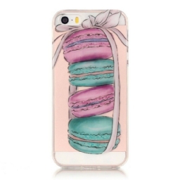 Kuori iPhone SE / 5 / 5S Transparent Gourmet Macarons